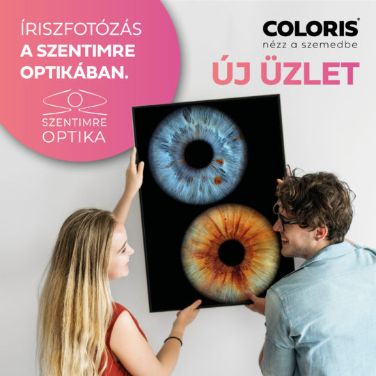 Új szolgáltatás a Szentimre Optikába! Íriszfotózás! Legyen az Ön egyedi mintázatú szivárvány hártyája a lakása, telefonja, vagy nyaklánca éke!